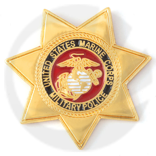 Badge de police militaire du Corps des Marines des États-Unis