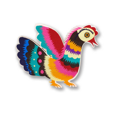 Custom Custom Cartoon Bird Bird Broderie Back Vêtements Badge de décoration