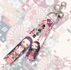 Fashion Hot Selling Anime Cartoon Polyester Phone Keyring Anime Demon Sublimation Slayer Lanyard Anime Lanyard