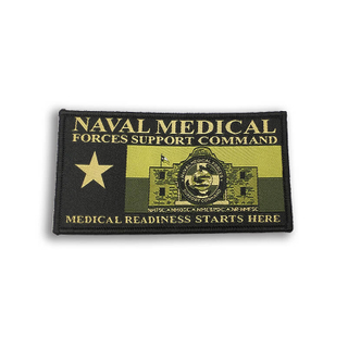 Patchs brodés uniformes verts médicaux navals