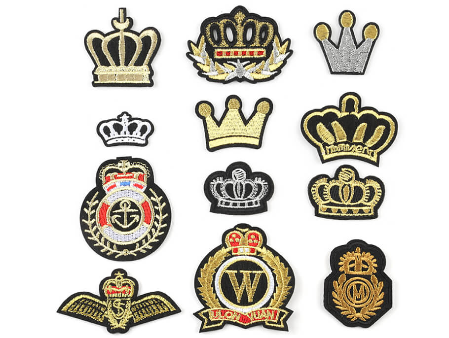Custom Royal Britain Military Hat Patch de broderie