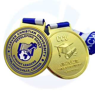 Metal Crafts personnalisé Game Sports Events Plain 2d 3d Blank University School Graduate Honor Placing Médaille d'or
