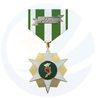 Médaille de métal rond de la guerre mondiale en laiton personnalisé en laiton personnalisé 3D