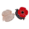 Badge d'épingle UK Poppy Soumel Poppy personnalisée