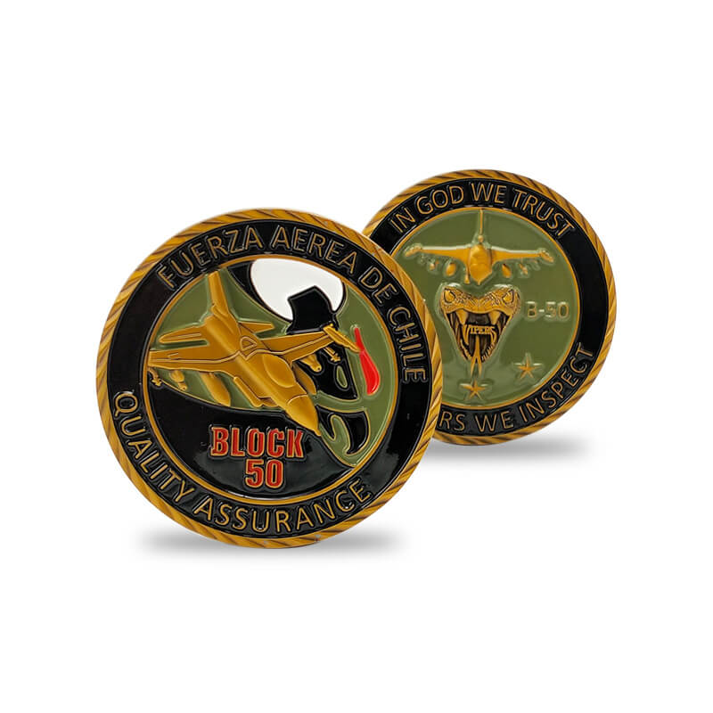 Maker Custom Chili Air Force Challenge Coin