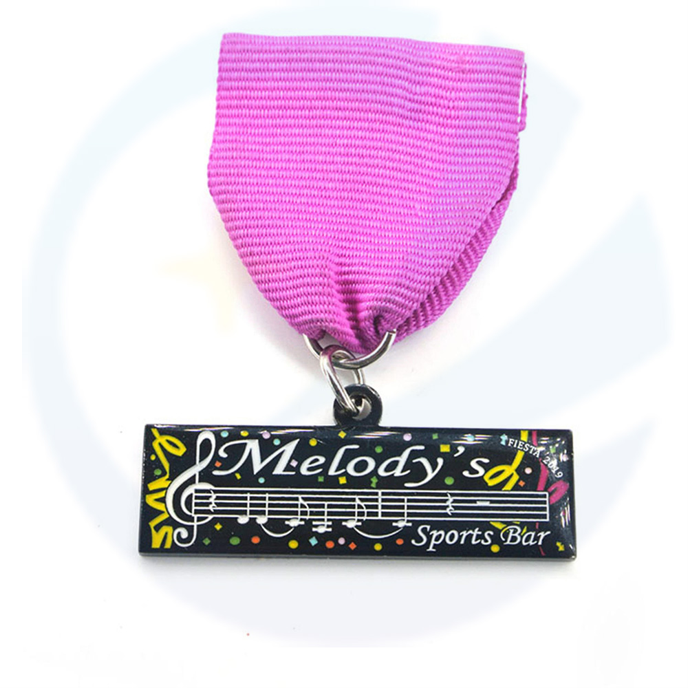 Texas Personnalisé Propre Design Fiesta Medallion Collier Medallas Croit Ribbon Carnival Metal Award Orden Medal of Honor Texas