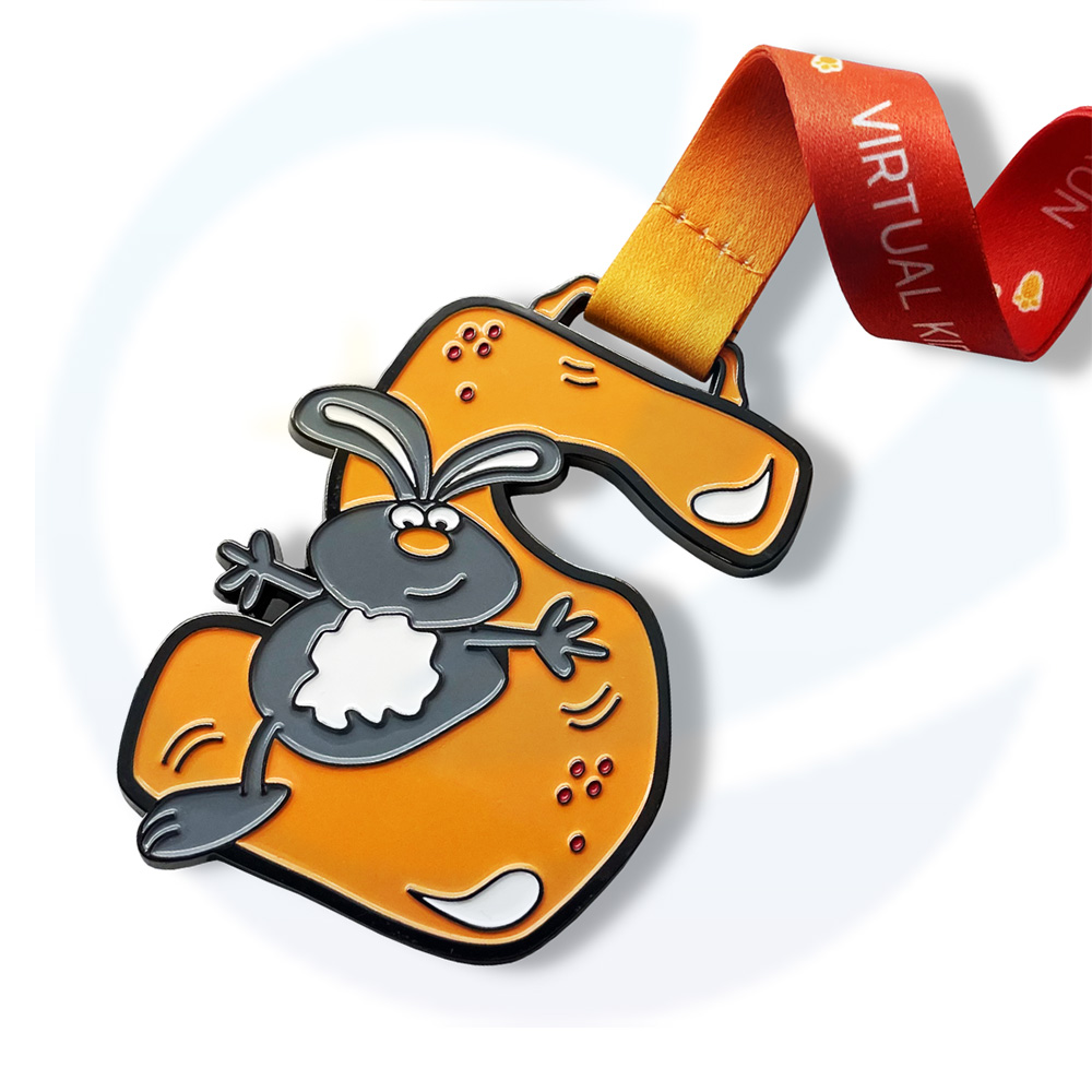 Joyeux jour de Pâques Custom Logo Kid Rabbit Metal Awards Médailles de souvenirs Sports Gift Metal Pâques
