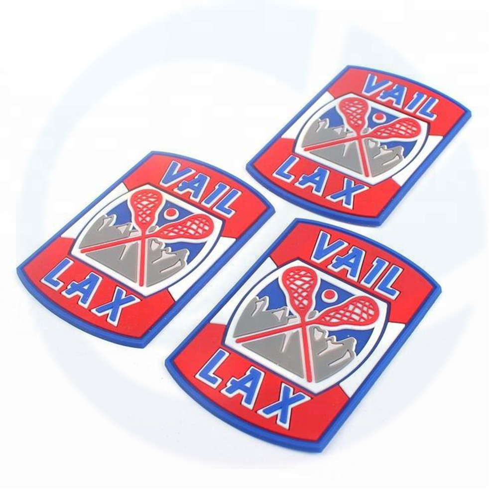 Cousez sur un nouveau design Patch PVC en pvc en silicone en caoutchouc en caoutchouc en caoutchouc solutif.