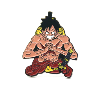 Vente de dessins de dessin japonais de vente chaude One Piece Luffy Zoro Anime Pin Brooch