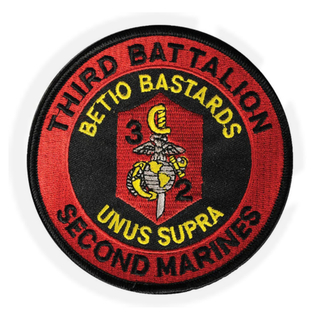 3e bataillon 2nd Marines Patch