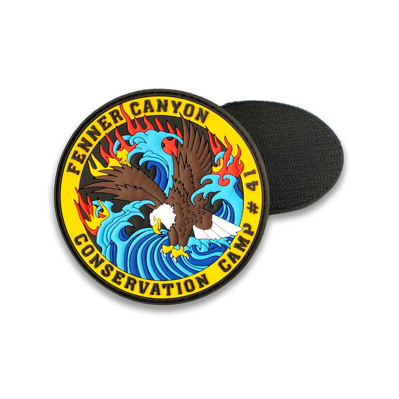 Écusson en PVC avec logo US Eagle personnalisé