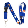 Contrues de sublimation de sublimation personnalisée avec logo Logo Custom Polyester Lanyard