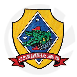 3e patch de bataillon d'assaut amphibies