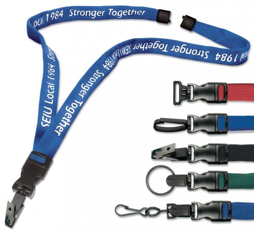 Contrues de sublimation de sublimation personnalisée avec logo Logo Custom Polyester Lanyard