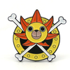 Vente de dessins de dessin japonais de vente chaude One Piece Luffy Zoro Anime Pin Brooch