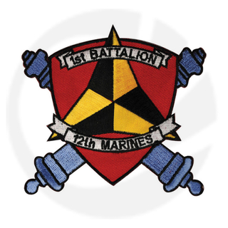 1er bataillon 12th Marines Patch