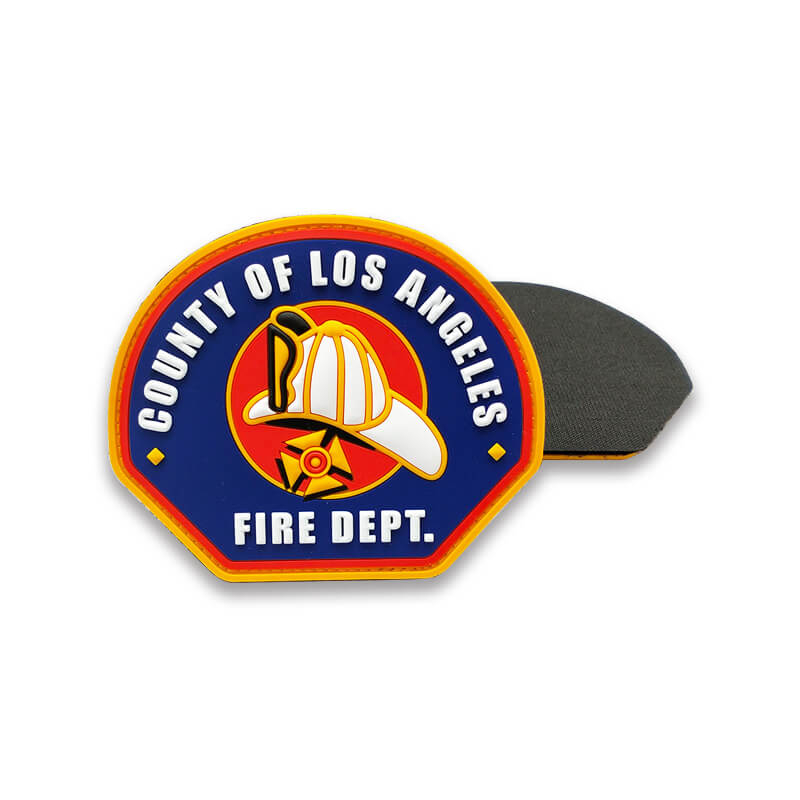 Accessoires vestimentaires personnalisés en PVC Firedept Patch