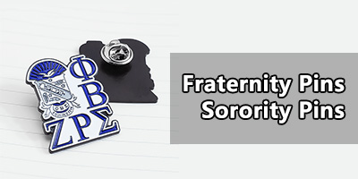 Broches de fraternité / épingles de sororité