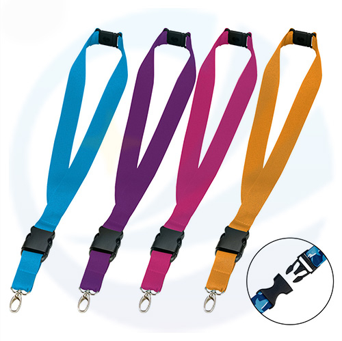 Contrues de sublimation de sublimation personnalisée avec logo Logo Custom Polyester Lanyard